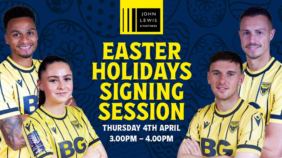 Easter Holidays Signing Session