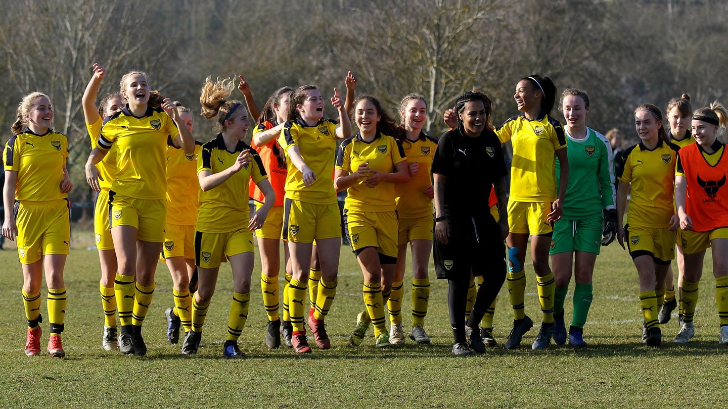 U16's Girls Progress Into Semi Final Of The FA Youth Cup - News - Oxford United1440 x 810