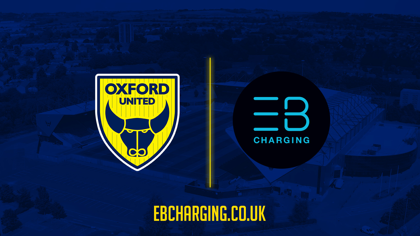 EB Charging become Front of Shirt Sponsor - News - Oxford United