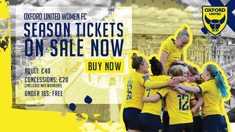 Women's Season Tickets from just £20