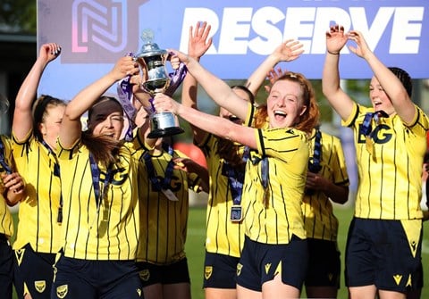Oxford United Women's Development Team Cup Champions