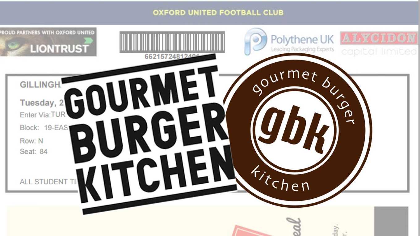 Oxford United team up with Gourmet Burger Kitchen - News - Oxford United